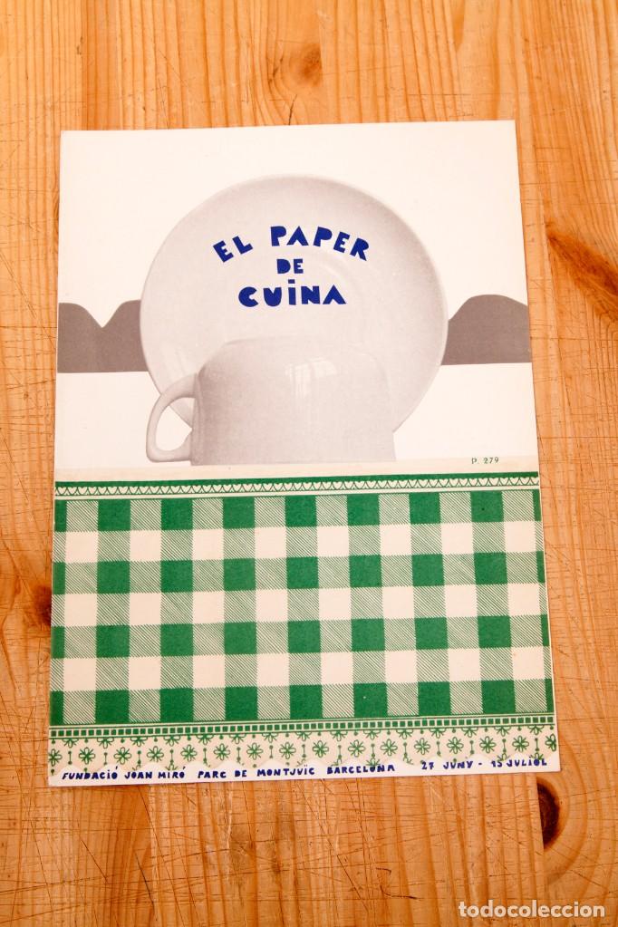 Libros de segunda mano: EL PAPER DE CUINA - DISSENY D&acute;ENRIC TORMO - FUNDACI&Oacute; JOAN MIR&Oacute;