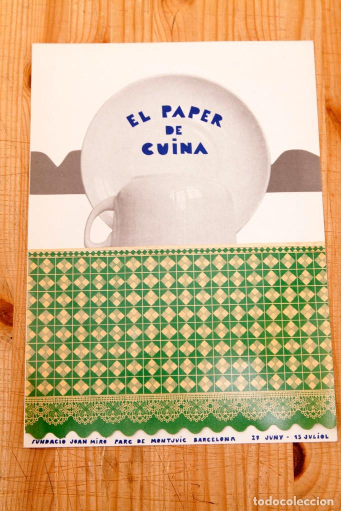 Libros de segunda mano: EL PAPER DE CUINA - DISSENY D&acute;ENRIC TORMO - FUNDACIO JOAN MIR&Oacute;
