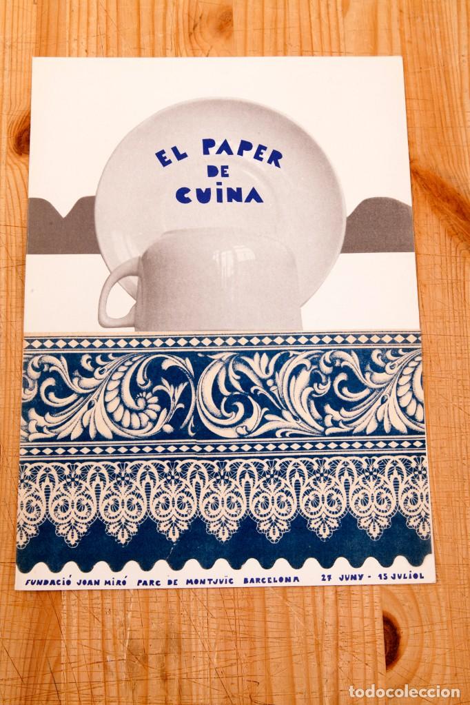 Libros de segunda mano: EL PAPER DE CUINA - DISSENY D&acute;ENRIC TORMO - FUNDACIO JOAN MIR&Oacute;