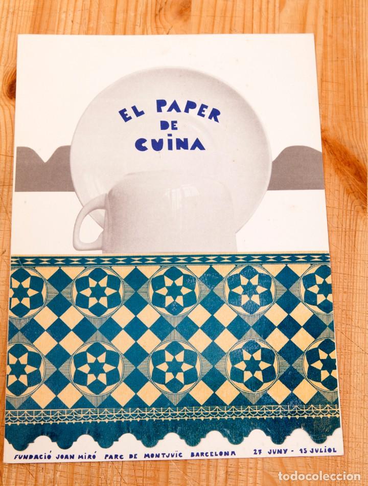 Libros de segunda mano: EL PAPER DE CUINA - DISSENY D&acute;ENRIC TORMO - FUNDACIO JOAN MIR&Oacute;