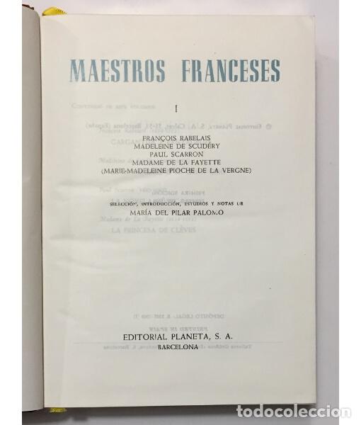 Libros de segunda mano: MAESTROS FRANCESES I. VV. AA. Planeta. 1969. - Foto 3