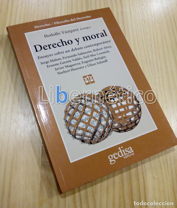 Libros de segunda mano: Derecho y moral. Rodolfo V&aacute;zquez - Foto 1