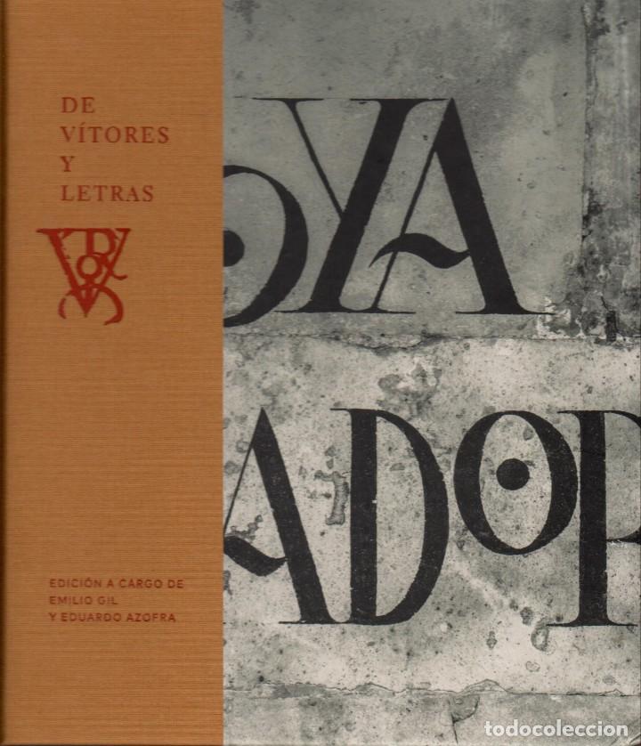 Libros de segunda mano: DE V&Iacute;TORES Y LETRAS / EMILIO GIL, EDUARDO AZOFRA - Foto 1