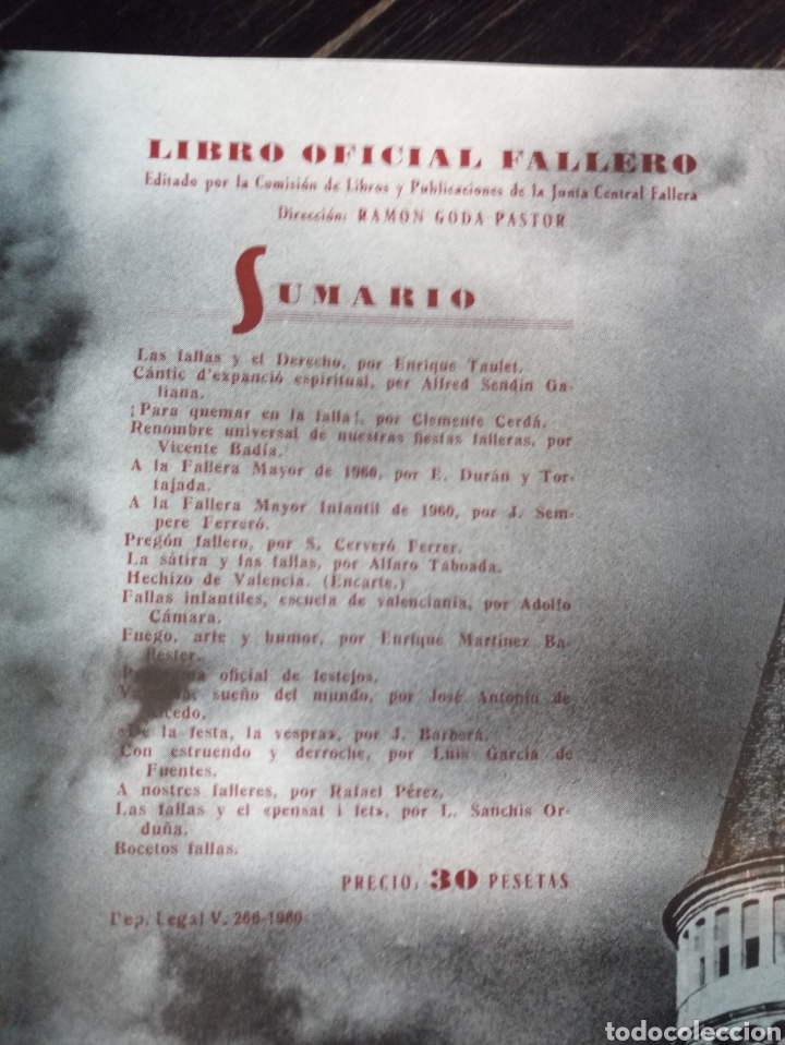 Libros de segunda mano: LIBRO FALLERO. JUNTA CENTRAL FALLERA. VALENCIA, 1960 - Foto 6