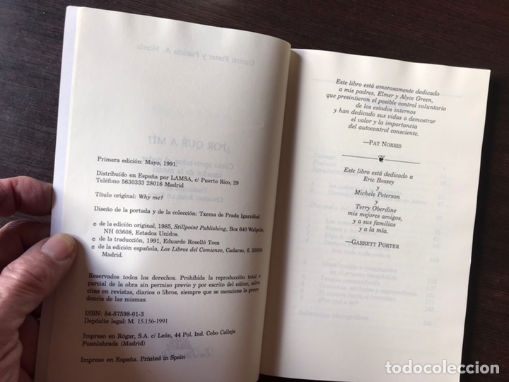 Libros de segunda mano: &iquest;Por qu&eacute; a m&iacute;?. Garrett Porter - Foto 3