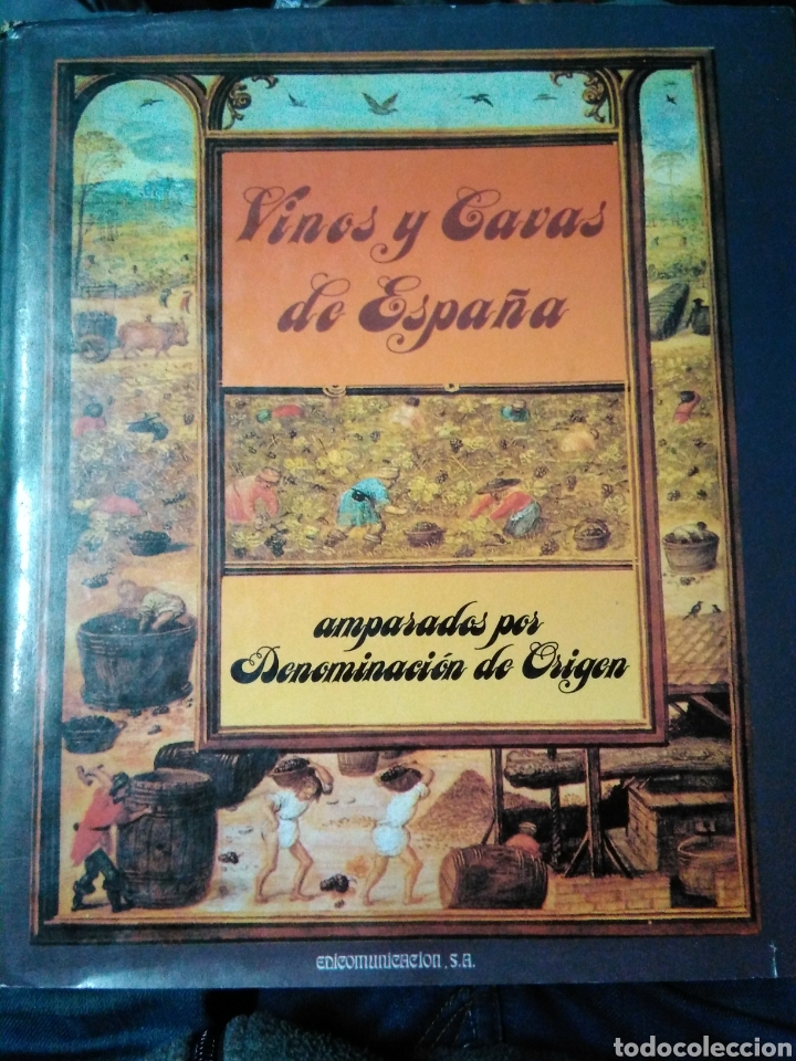 Libros de segunda mano: Libro Vinos Cava s de Espa&ntilde;a amparados por Denominacion de origen ed edicomunicacion a&ntilde;o 1987 Vino