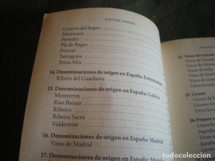 Libros de segunda mano: LIBRO SOBRE EL VINO APRENDER A CONOCER LOS VINOS DE VICTOR ANDR&Eacute; - Foto 10