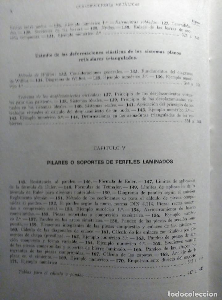 Libros de segunda mano: Construcciones met&aacute;licas, Rodr&iacute;guez-Avial, 1968 - Foto 7