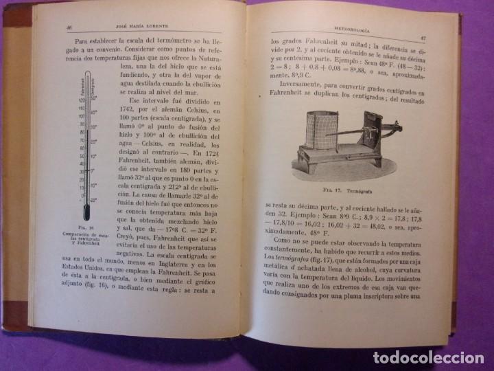 Libros de segunda mano: METEOROLOG&Iacute;A /Jos&eacute; Mar&iacute;a Lorente / 2&ordf; edici&oacute;n 1939. Labor - Foto 3