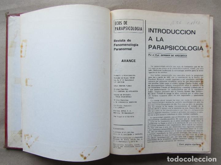 Libros de segunda mano: Ecos de parapsicología Revista de fenomenología paranormal. Primeros 9 números 1974-95 - Foto 3 - 140414902