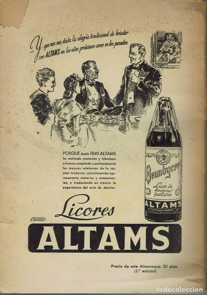 Libros de segunda mano: ALMANAQUE MERIDIANO 1946. A&Ntilde;O 1945. (5.6) - Foto 2