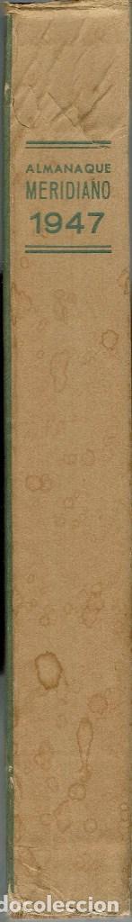 Libros de segunda mano: ALMANAQUE MERIDIANO 1947. A&Ntilde;O 1946. (5.6) - Foto 3