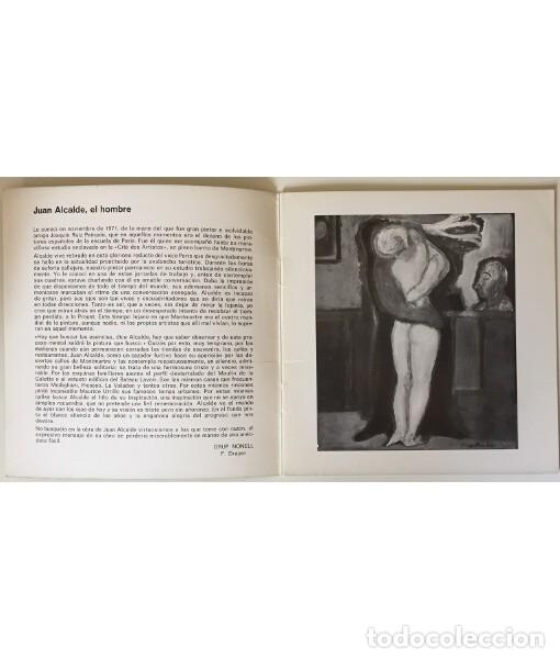 Libros de segunda mano: JUAN ALCALDE. Juan Alcalde. Sala Nonell. 1976. - Foto 3