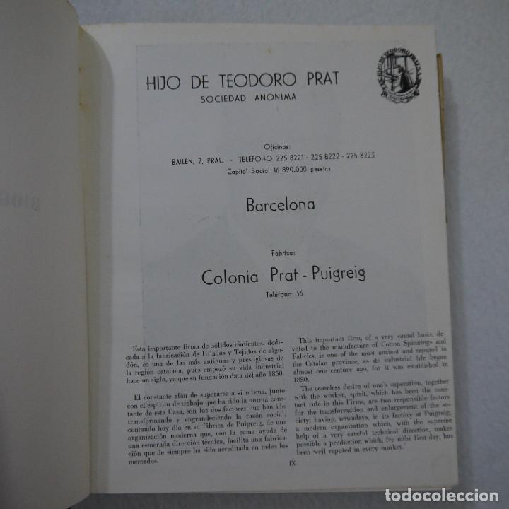 Libros de segunda mano: INDUSTRIA TEXTIL ESPA&Ntilde;OLA (ANUARIO) 1961-1962 - Foto 7