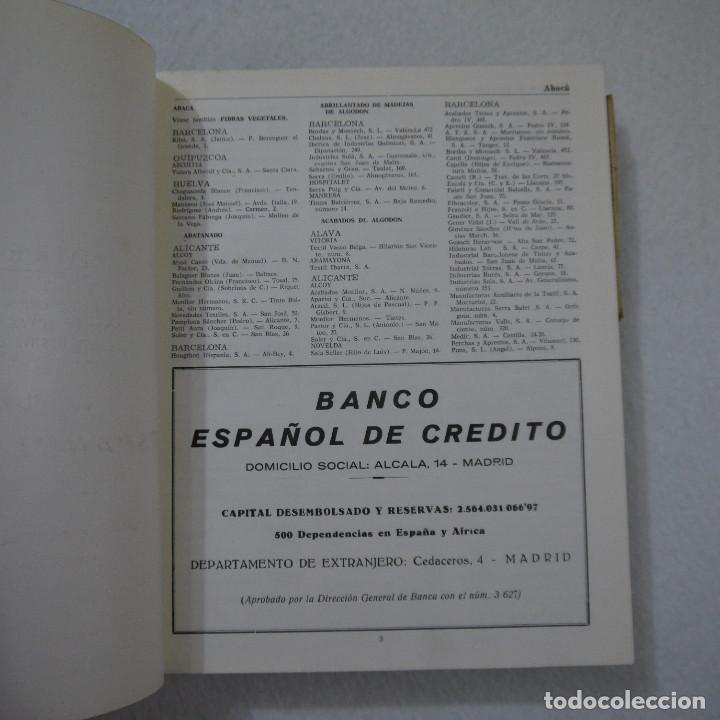Libros de segunda mano: INDUSTRIA TEXTIL ESPA&Ntilde;OLA (ANUARIO) 1961-1962 - Foto 9