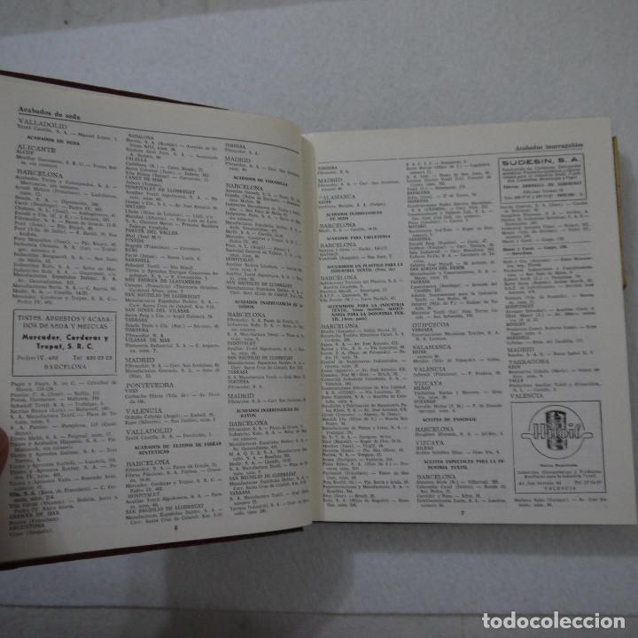 Libros de segunda mano: INDUSTRIA TEXTIL ESPA&Ntilde;OLA (ANUARIO) 1961-1962 - Foto 10