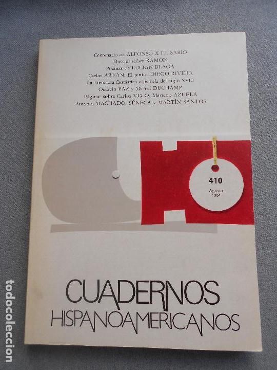 Libros de segunda mano: CUADERNOS HISPANOAMERICANOS, N&ordm; 410 - Foto 1