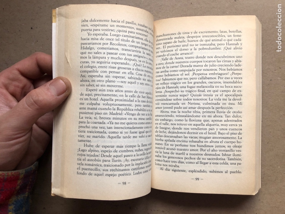 Libros de segunda mano: OCTUBRE OCTUBRE. JOS&Eacute; LUIS SAMPEDRO. EDICIONES B, 1987. 2 TOMOS. - Foto 5