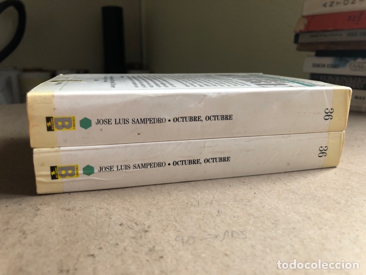 Libros de segunda mano: OCTUBRE OCTUBRE. JOS&Eacute; LUIS SAMPEDRO. EDICIONES B, 1987. 2 TOMOS. - Foto 14