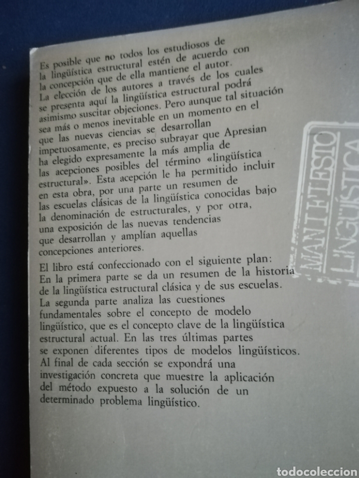 Libros de segunda mano: La Ling&uuml;&iacute;stica estructural sovi&eacute;tica, In D.Apresian. Akal Editor - Foto 2