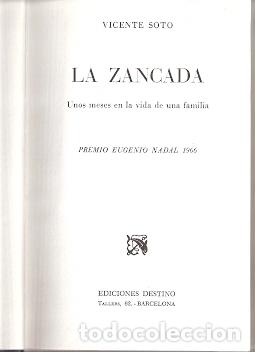 Libros de segunda mano: La zancada - Soto, Vicente - Foto 1