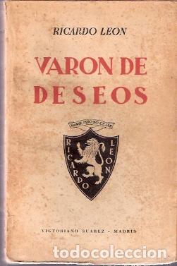 Libros de segunda mano: Var&oacute;n de deseos - Le&oacute;n, Ricardo - Foto 1