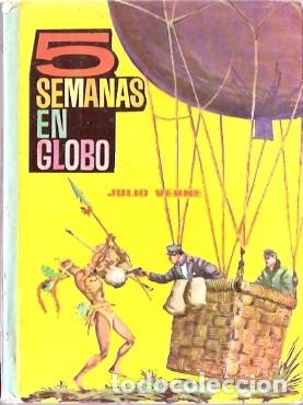 Libros de segunda mano: 5 Semanas en globo - Verne, Julio - Foto 1