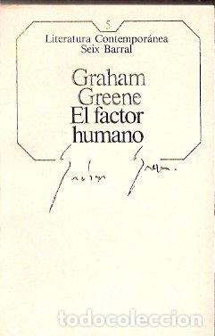 Libros de segunda mano: El factor humano - Greene, Gaham - Foto 1