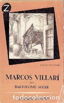 Libros de segunda mano: Marcos Villar&iacute; - Soler, Bartolom&eacute; - Foto 1