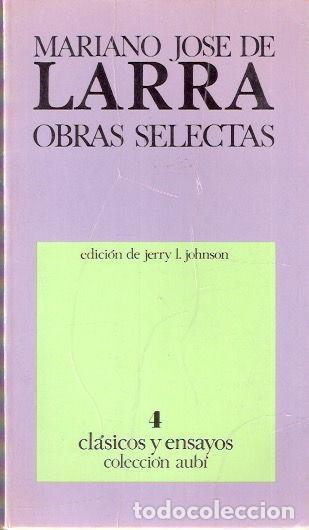 Libros de segunda mano: Obras selectas - Larra, Mariano Jos&eacute; de - Foto 1