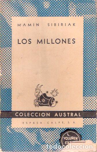 Libros de segunda mano: Los millones - Sibiriak, Mamin - Foto 1