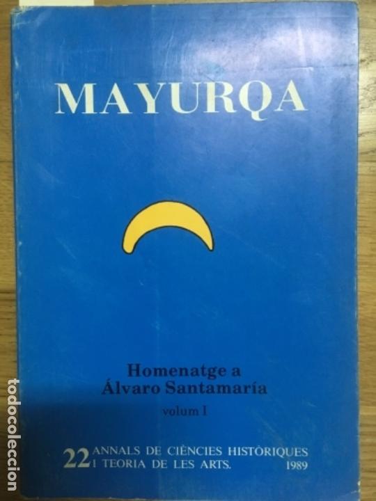 Libros de segunda mano: MAYURQA UIB, N.22, VOL.I,1989 - Foto 1