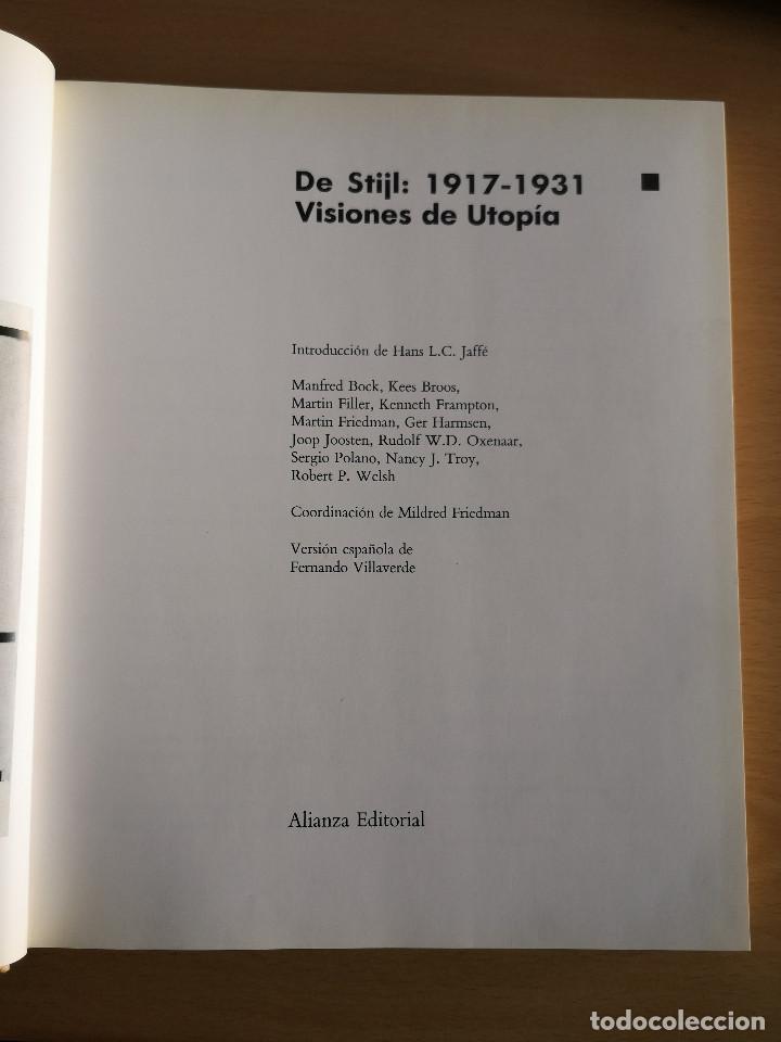 Libros de segunda mano: DE STIJL 1917-1931 - VISIONES DE UTOPIA - Foto 2
