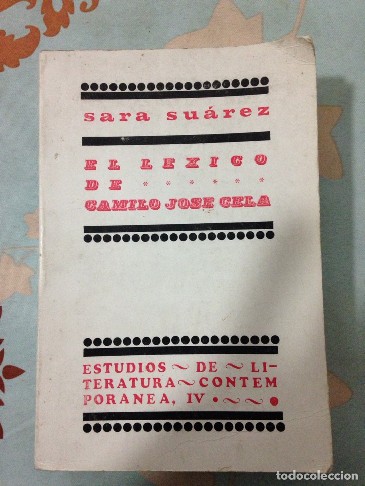 Libros de segunda mano: El Lexico de Camilo Jos&eacute; Cela - Foto 1