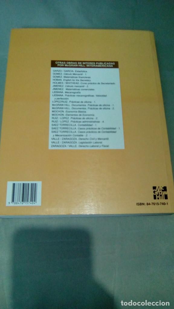 Libros de segunda mano: CONTABILIDAD Y MECANIZACION CONTABLE - Foto 2