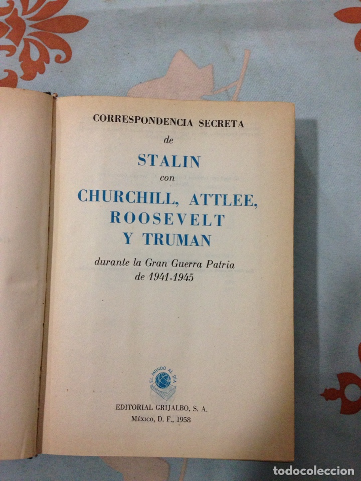 Libros de segunda mano: Stalin. Correspondencia secreta (1941-1945) - Foto 2