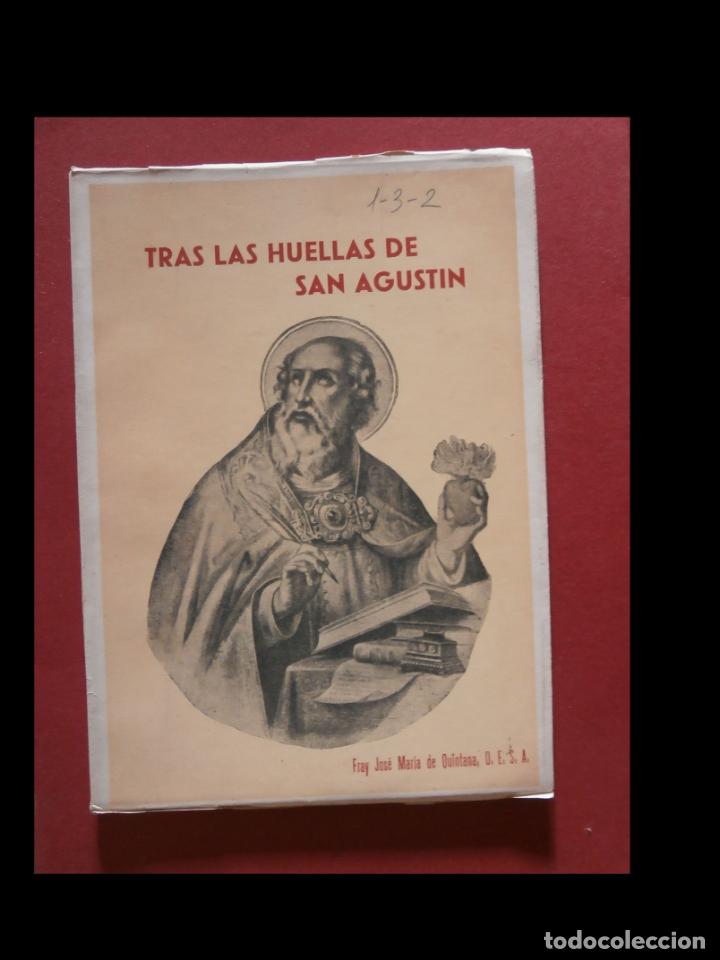 Libros de segunda mano: Tras las huellas de San Agustin. Fray Jos&eacute; Maria de Quintana
