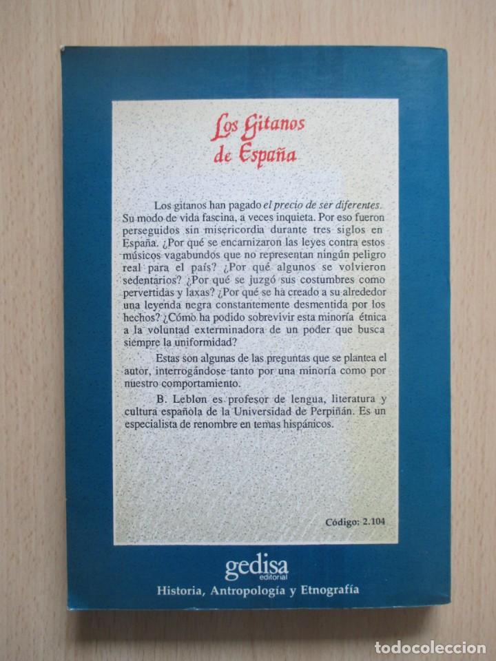 Libros de segunda mano: Los Gitanos de Espa&ntilde;a. El precio y el valor de la diferencia, de Bernard Leblon - Foto 7