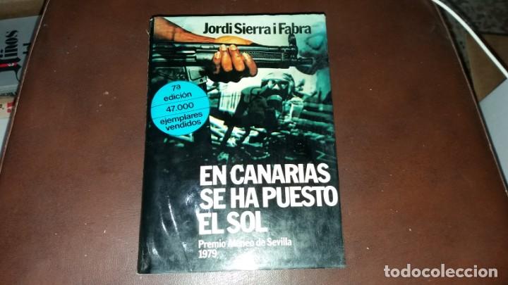 Libros de segunda mano: Libro EN CANARIAS SE HA PUESTO EL SOL - Foto 1