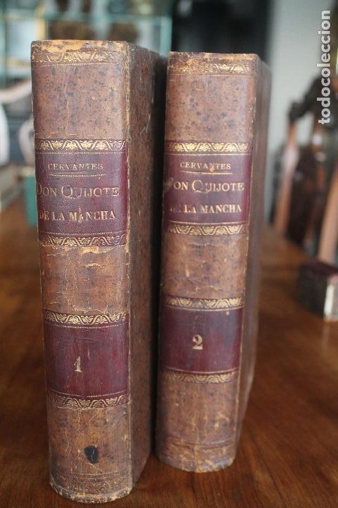 Libros de segunda mano: QUIJOTE 1839 BERGNES 2 TOMOS - Foto 1