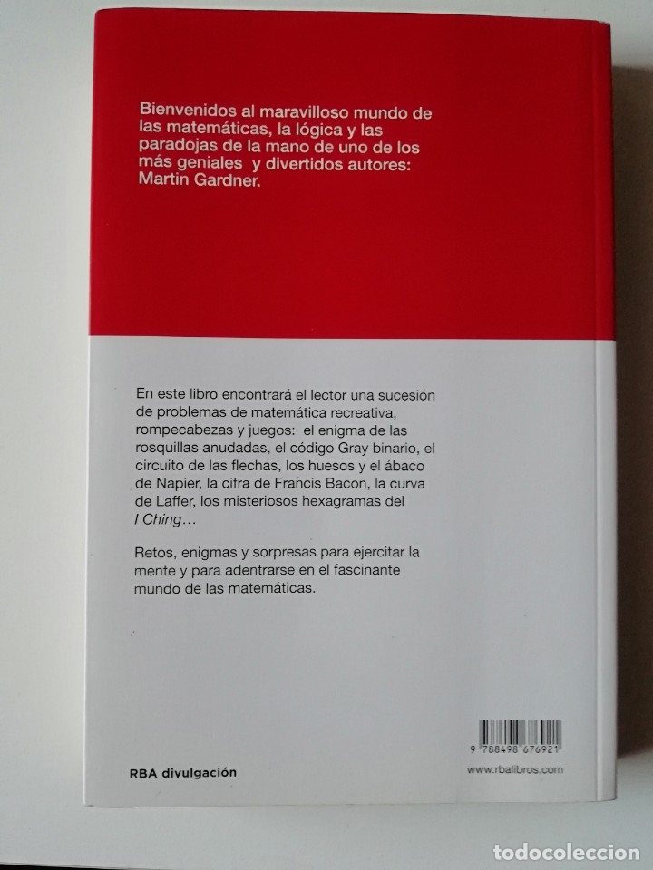 Libros de segunda mano: ROSQUILLAS ANUDADAS - MARTIN GARDNER - ED. RBA 2010 - Foto 2