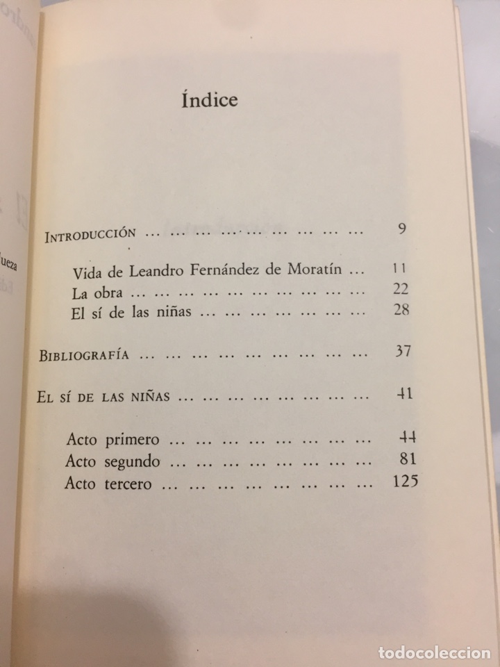 Libros de segunda mano: El s&iacute; de las ni&ntilde;as. Leandro Fern&aacute;ndez de Morat&iacute;n - Foto 3
