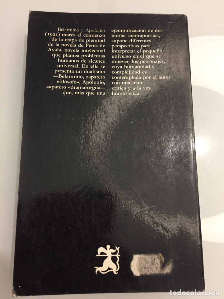 Libros de segunda mano: Libro Belarmino y Apolonio. Ram&oacute;n P&eacute;rez de Ayala - Foto 2