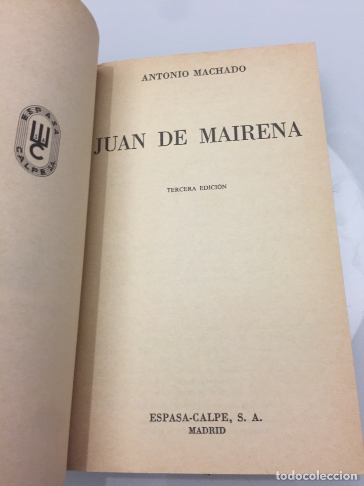 Libros de segunda mano: Libro Juan de Mairena. Antonio Machado - Foto 2