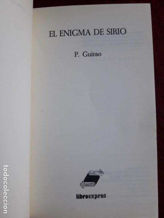 Libros de segunda mano: El enigma de Sirio. (P Guirao) - Foto 2