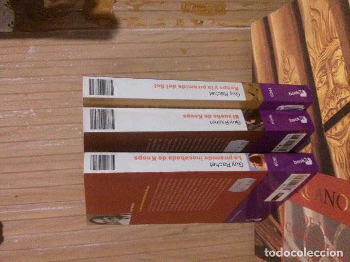 Libros de segunda mano: La gran trilog&iacute;a de las pir&aacute;mides, Guy Rachet, Ed Booket - Foto 2