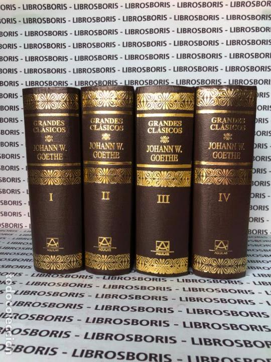 Libros de segunda mano: GOETHE - OBRAS COMPLETAS - 4 TOMOS - AGUILAR. - Foto 1