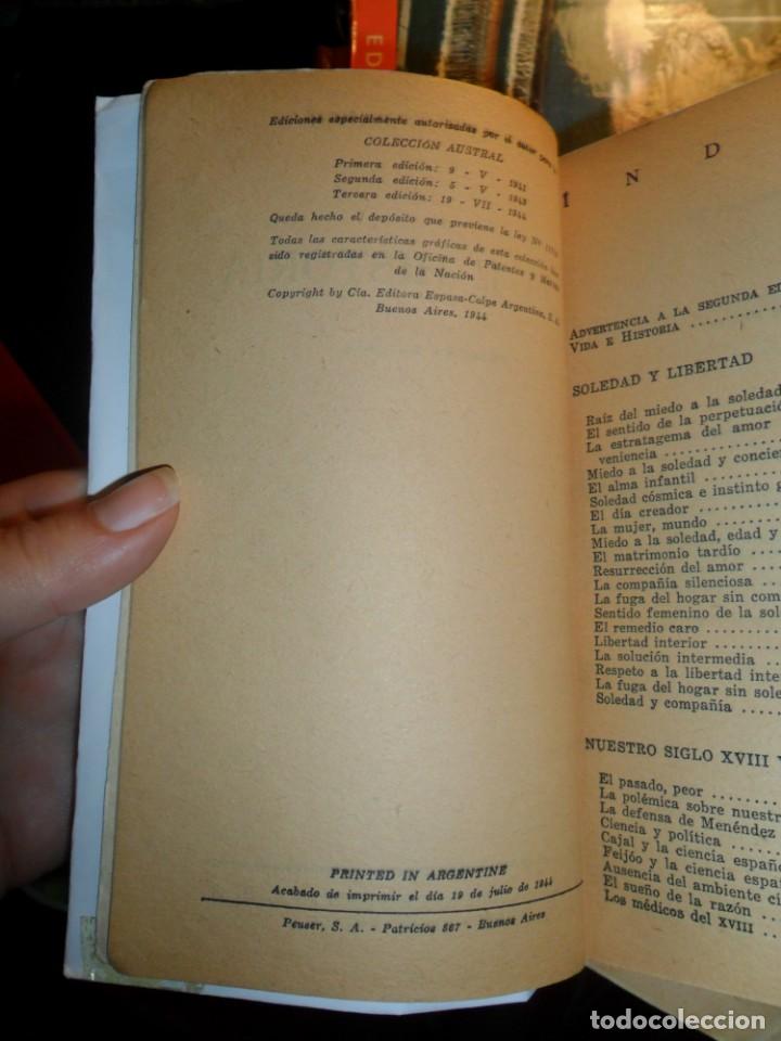 Libros de segunda mano: GREGORIO MARA&Ntilde;ON, VIDA E HISTORIA - Foto 4