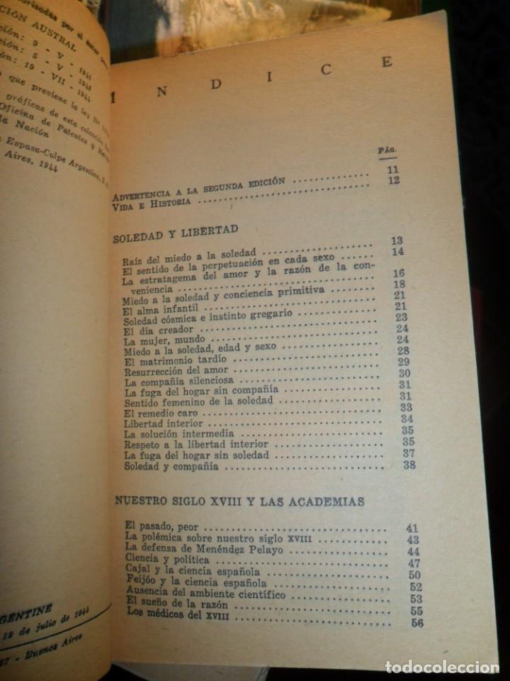 Libros de segunda mano: GREGORIO MARA&Ntilde;ON, VIDA E HISTORIA - Foto 5