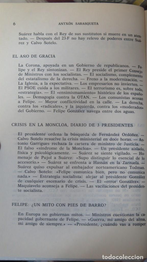 Libros de segunda mano: DE FRANCO A FELIPE. ANTXON SARASQUETA - Foto 3